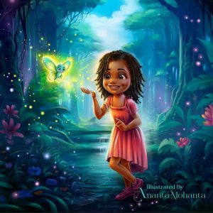 The Girl in Fantasy background - Image 1