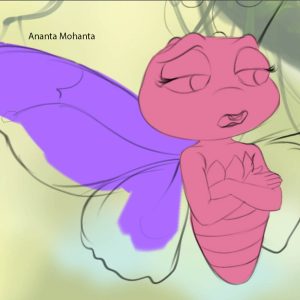 "Butterfly Waiting for Mail" - Animal Character Illustration Video - Image 4